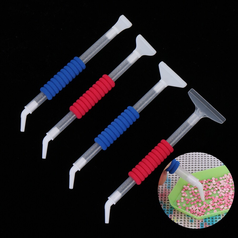 Lápiz para pintura de diamantes 5D, codo antifatiga, punto de cruz, accesorios de costura, manualidades, bordado, 1 ud.
