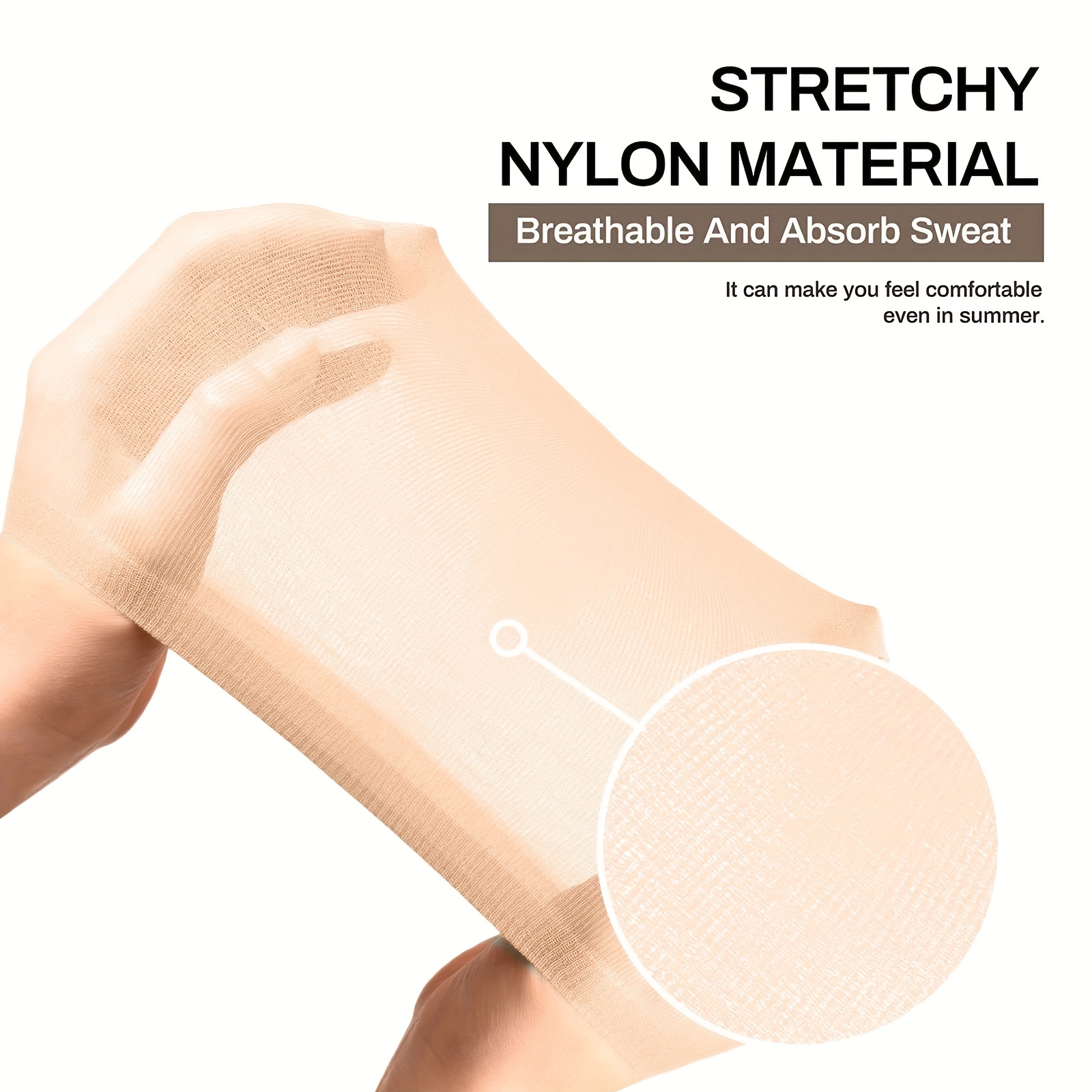 2 pz/10 pz HD Protezione Della Parrucca Antiscivolo Elastico Calza di Nylon Protezione Della Parrucca Per Le Donne Morbide E Traspirante Estremità Chiudi Invisibile Protezione Della Parrucca Nuda