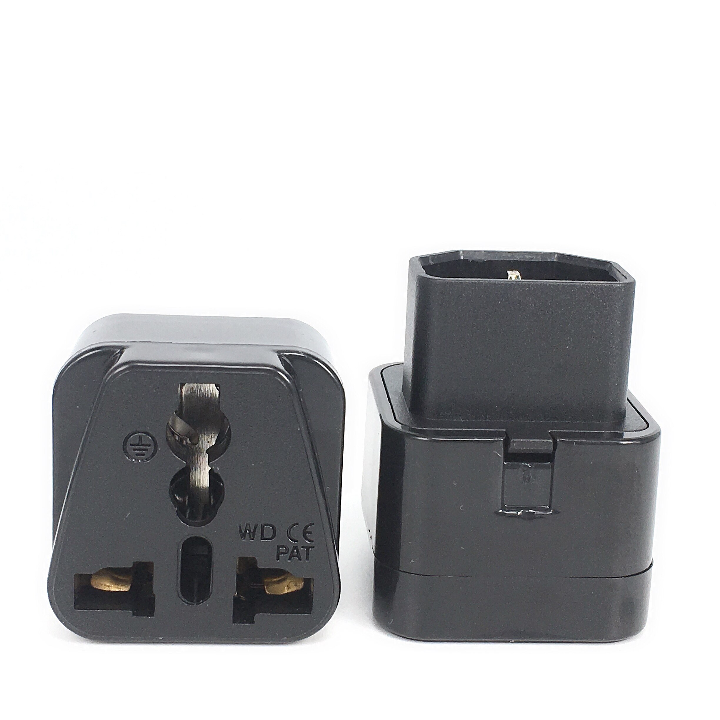 Iec 320 c14 hann til  c13 hunn 10a strømadapter pdu ups