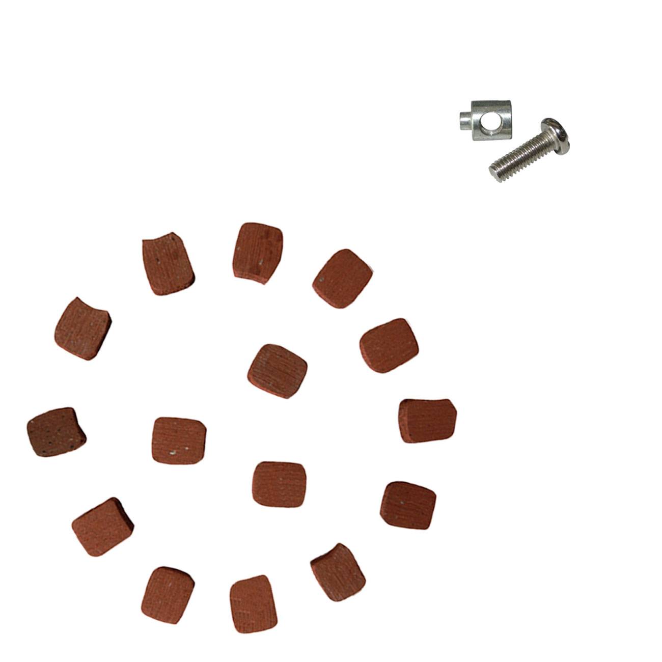 Clutch Cable Lock&15xSquare Clutch Pads 66cc 80cc 2 Stroke Motorized Bicycle