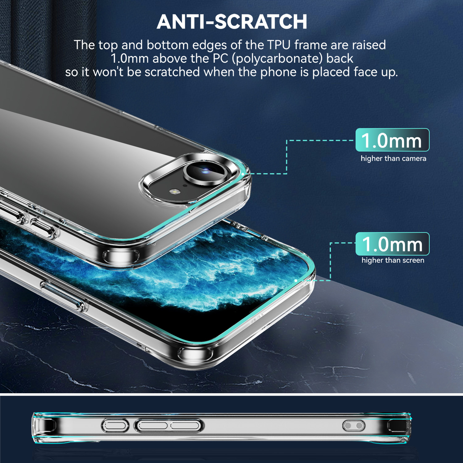 Transparent Phone Case For iPhone 16E SE 15 13 11 14 16 Pro Max 15 16 Plus Silicone TPU Cover For iPhone 16 Pro Max Cases