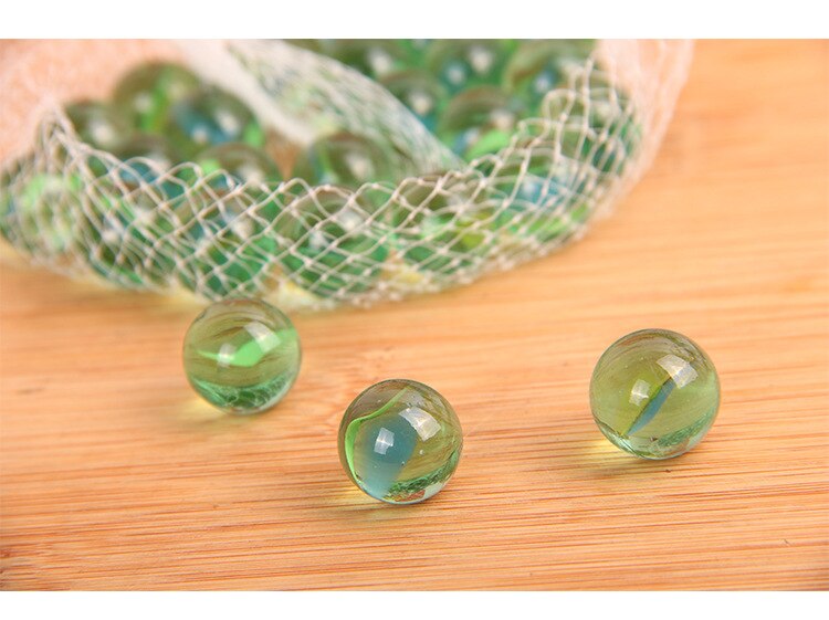 20 piezas la bola de cristal 14mm cuentas de cristal juego pinball máquina buey consola canicas pequeñas palmaditas de música cuentas de los padres-máquina infantil