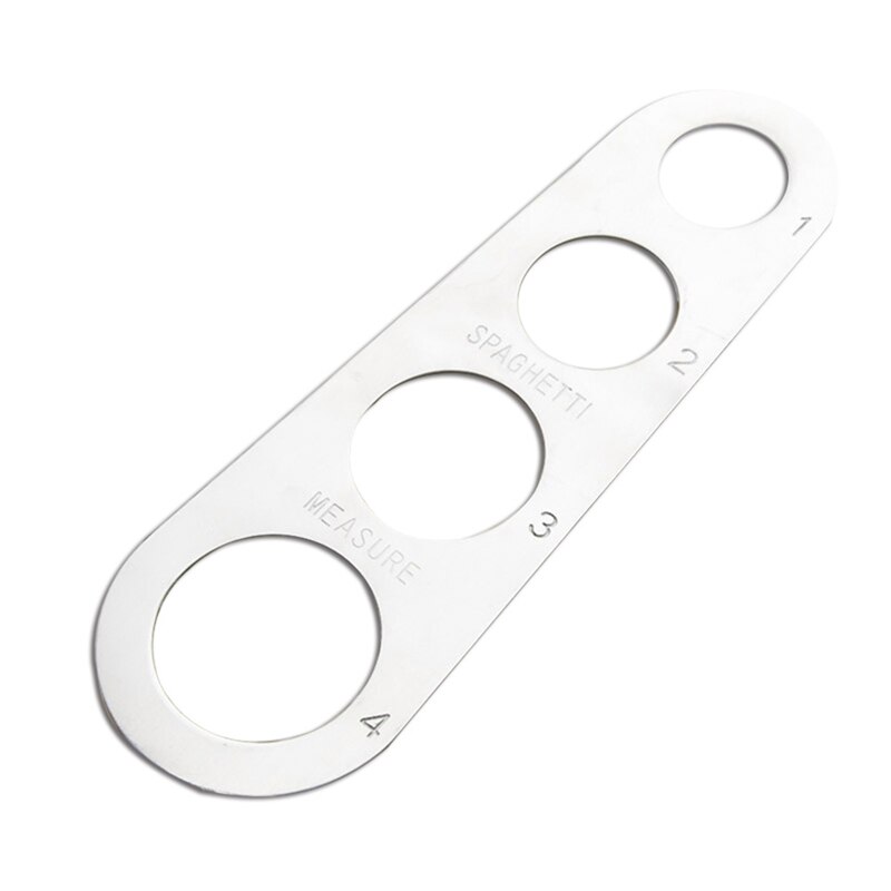 4 Hole Spaghetti Measure Stainless Steel Pasta Servings Noodle Measure Tools Accurate Portion Measurement