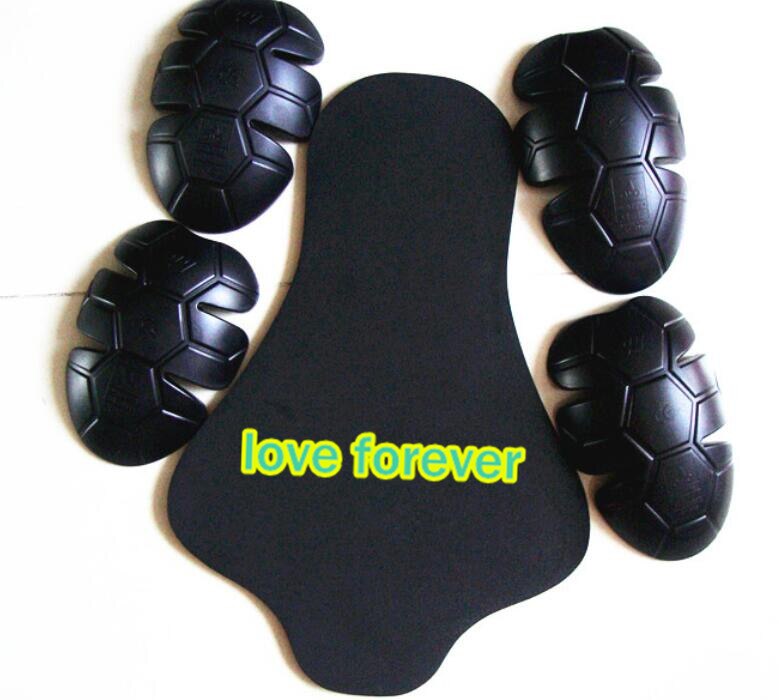 CE Authentication 5pcs protector for jacket protect back elbow shoulder pad jacket fit: Default Title