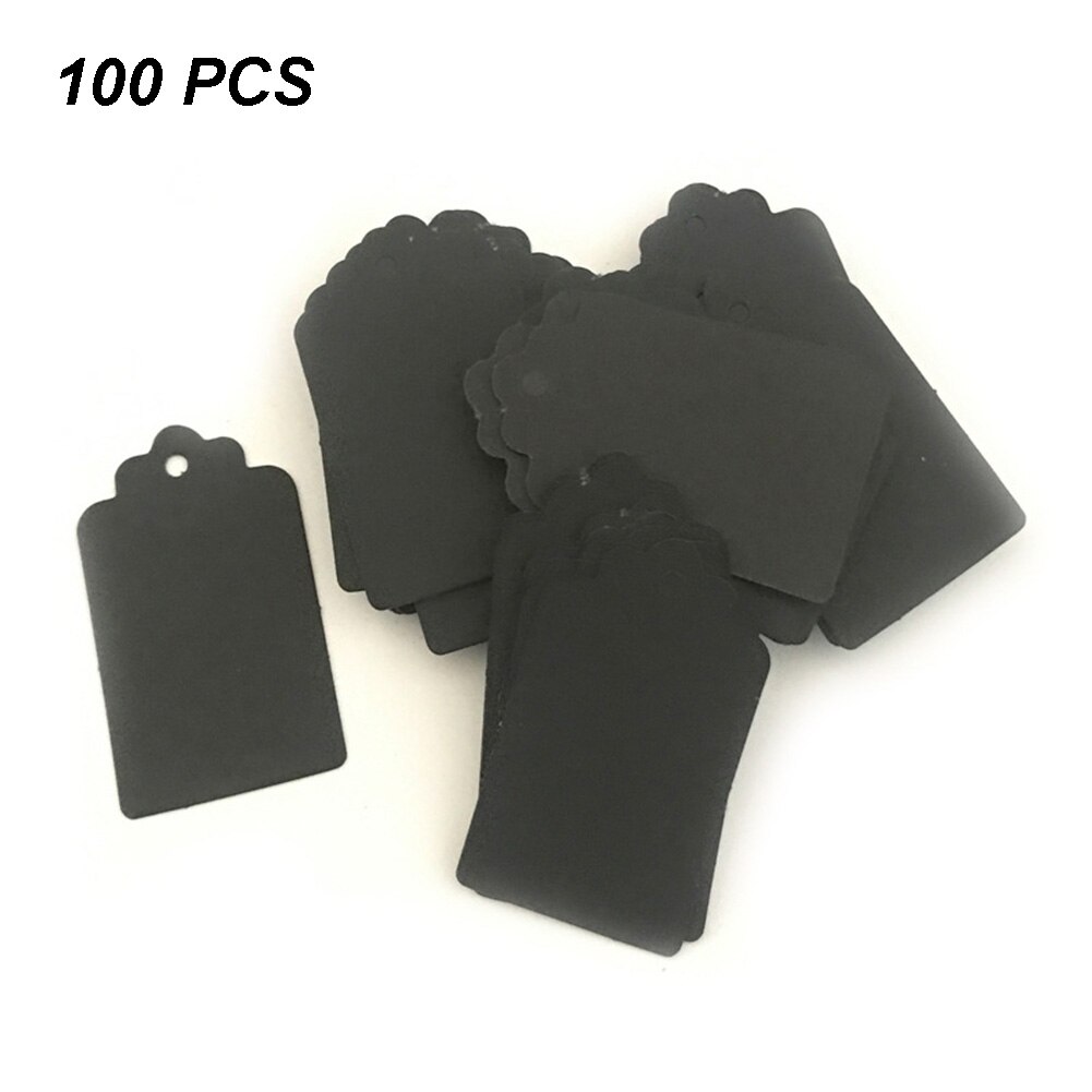 100Pcs Papier Winkel Tag Prijs Label Leeg Diy Hang Bruiloft