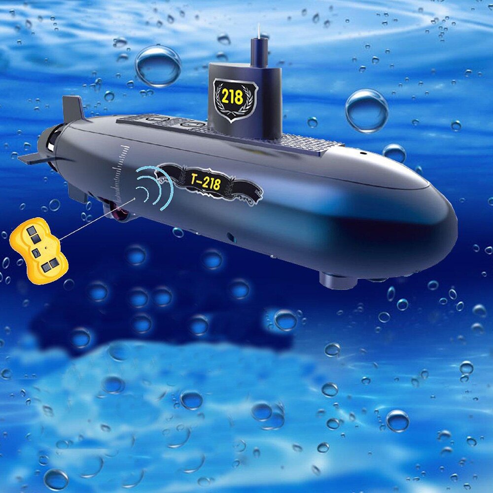 Early Childhood Education Puzzle Electric RC Submarine 2.4GHz 6CH Wireless Remote Control Boats Interactive DIY Toy for Kid: Default Title