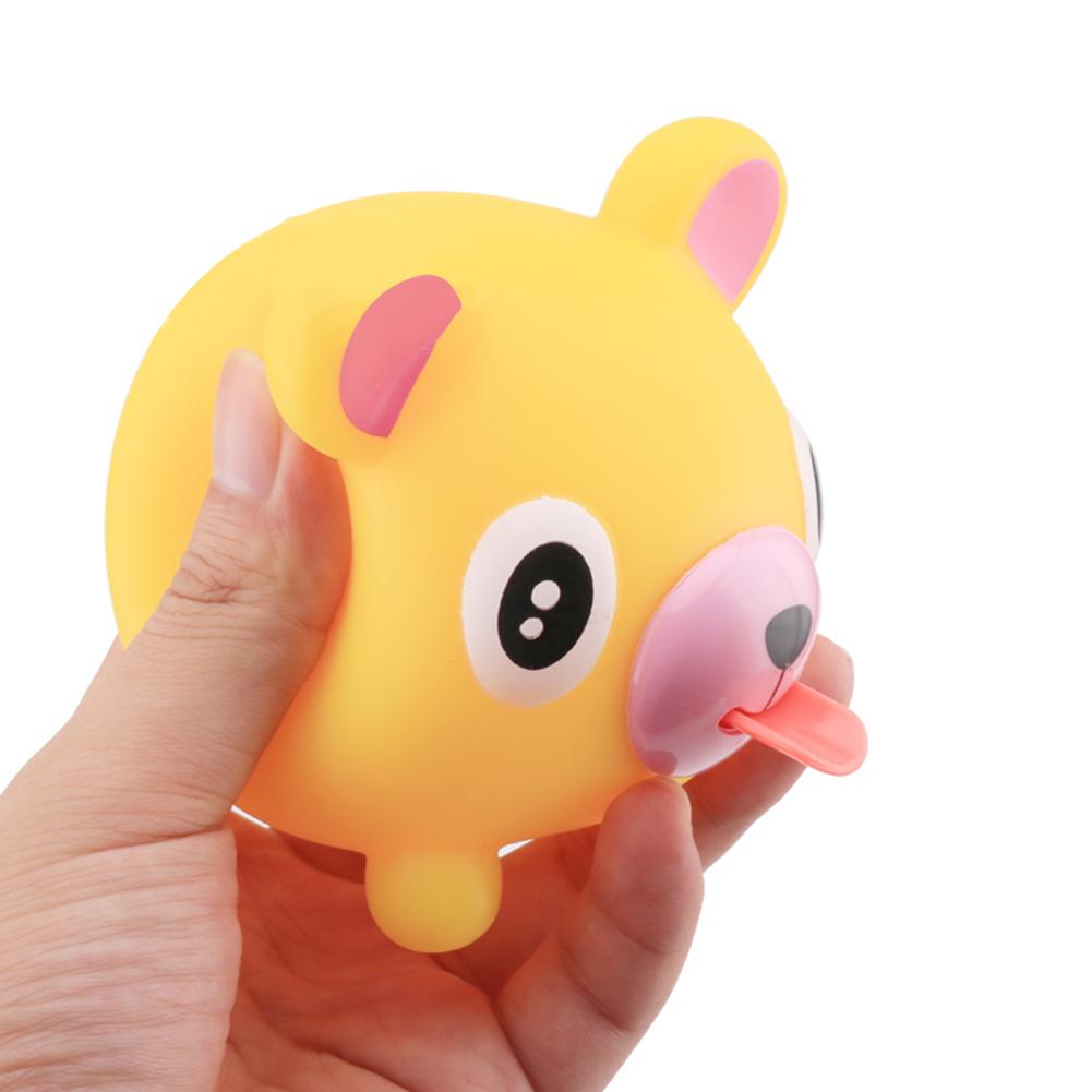 Creatieve Schattige Dier Screaming Tong Steken Stress Reliever Speelgoed Vocale Pop