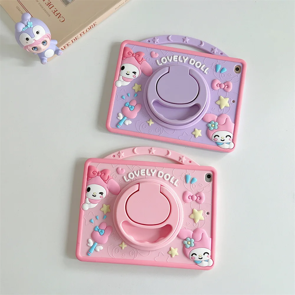 Full-cover Silicone Case For Apple IPAD Mini5/6 Cartoon METI Tablet Protective Cover IPADPRO20/21 Off-road Equipment Accessories