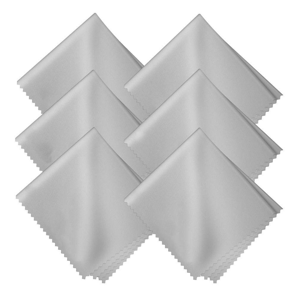 10pcs Microfiber Cloth Glasses Cleaning Cloths Glasses Lens Clothes Black Cloth Glasses Accessories