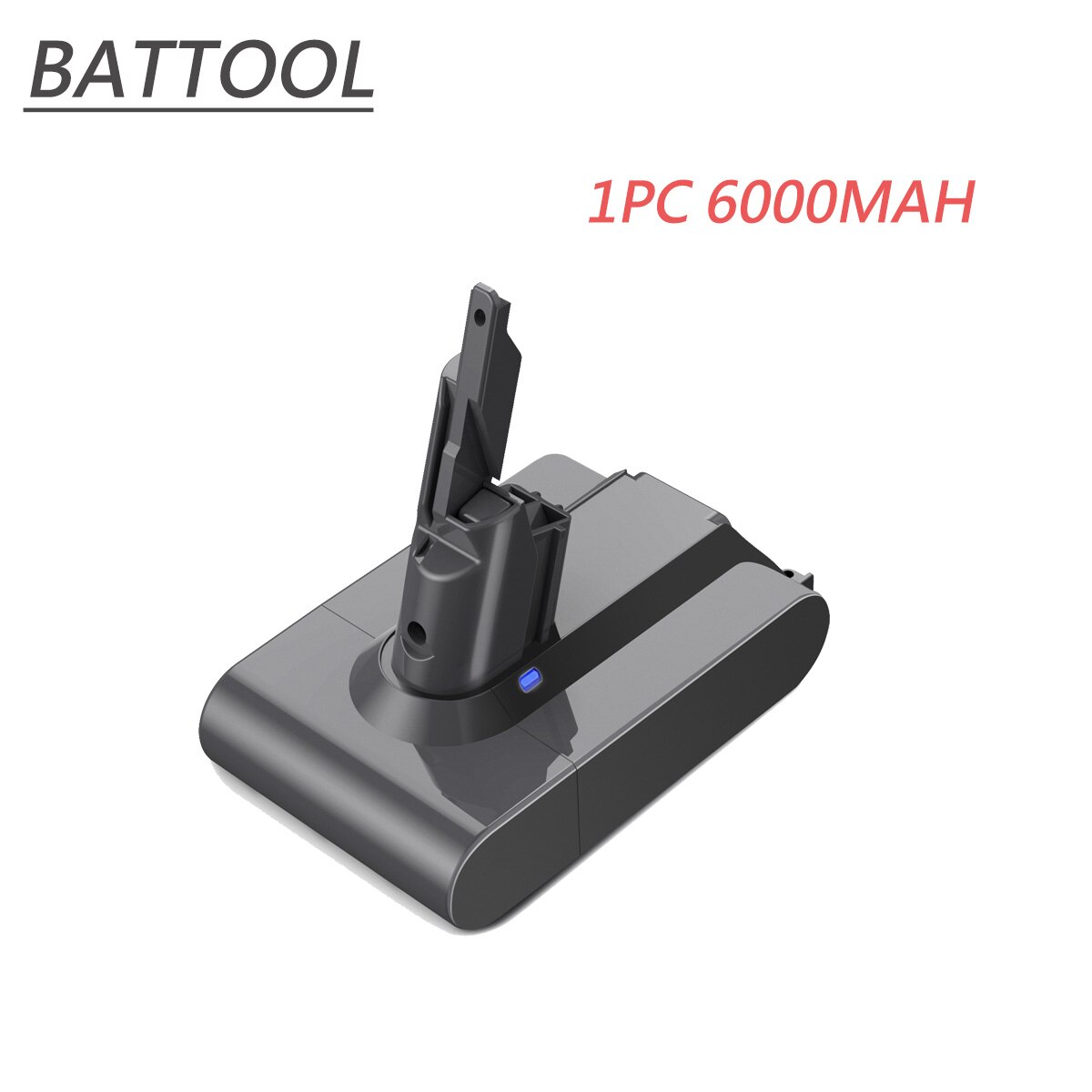 Battool – batterie Rechargeable au lithium pour Dyson V7, 21.6V, 6000mAh/4000mAh, duveteux, Animal V7 Pro, 225403, 229687: 6000mah