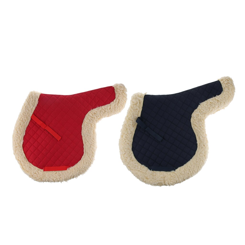 Horse English Western SADDLE Anti - Slip Fleece Pad