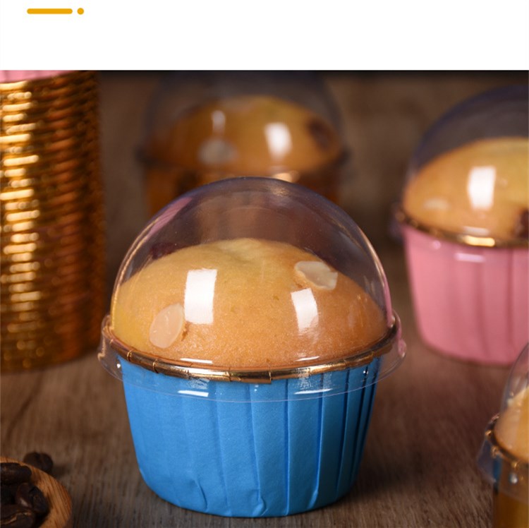 Mini Muffins Cup Paper Cupcake Wrappers Baking Cups Cases Muffin Boxes Cake Cup DIY Cake Tools Kitchen Baking Supplies: VIOLET/紫罗兰 / crown