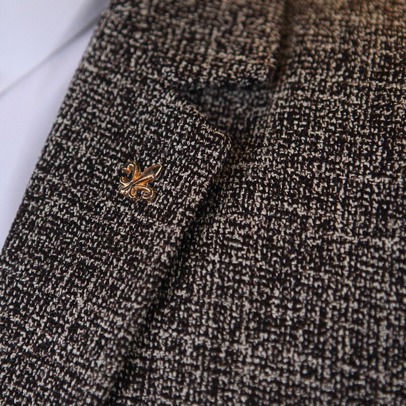 Kostuumjas merkkleding heren casual pakken koreaans slank klein pak western kostuum jas heren zangers jurk