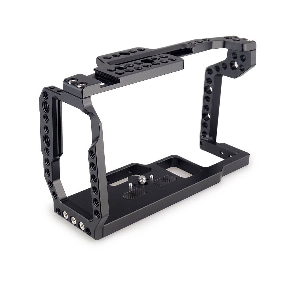 MAGICRIG BMPCC 4K Camera Cage for Blackmagic Pocket Cinema Camera BMPCC 4K /BMPCC 6K to Mount Microphone Monitor LED Light: Cage