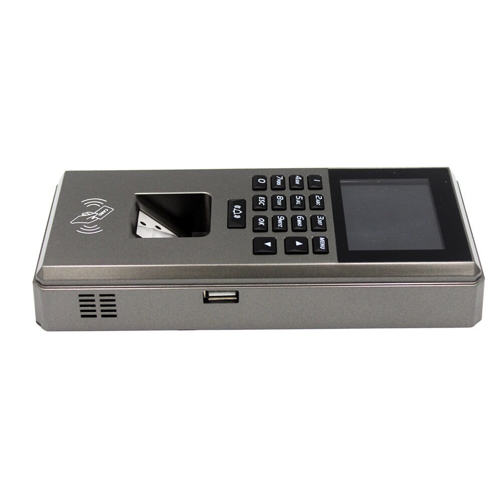 2.4 inch TCP/IP USB 125Khz RFID Electronic Time Clock Attendance Machine Biometric Fingerprint Access Control System