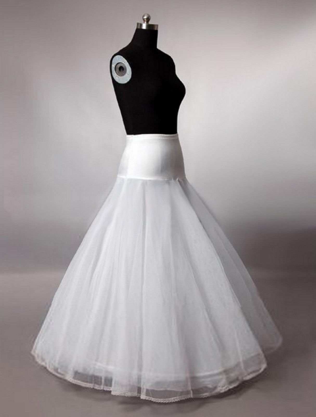 Jupon en Tulle Aline à 2 couches, 1 cerceau, jupon de mariage, sous-jupe crinoline pour robe de mariée, en Stock