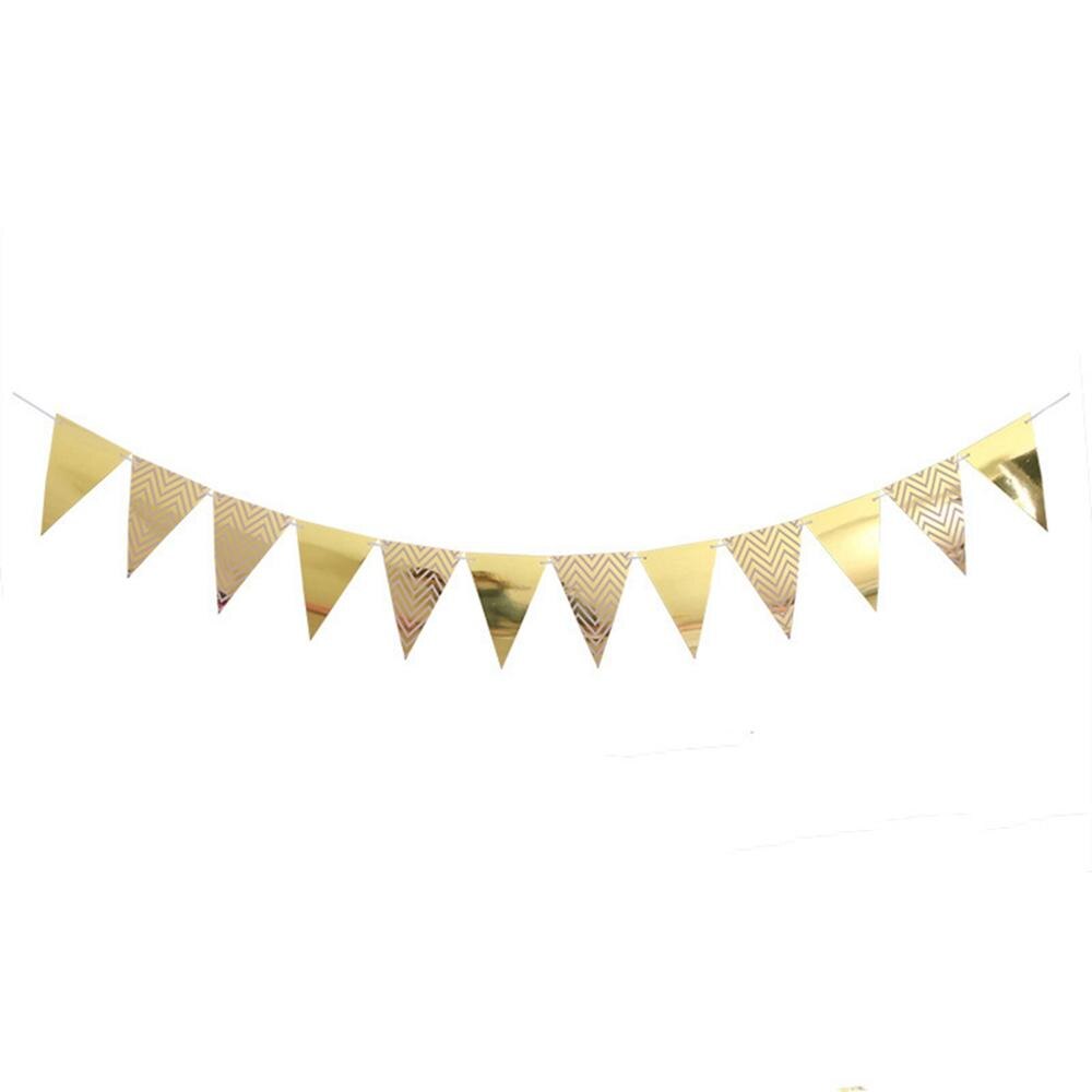 Tillykke med fødselsdagen banner forgyldt guld lettergarland flag tillykke med fødselsdagsfest indretning børn dreng 1st første års fødselsdag forsyninger