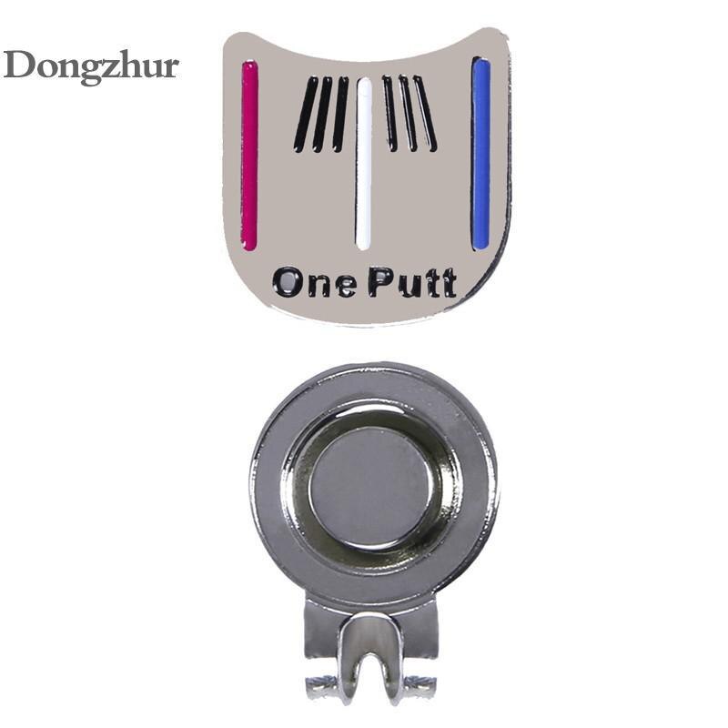 One putt golf putting alignment værktøj boldmarkør magnetisk kliphat med  a5 a 5: Default Title