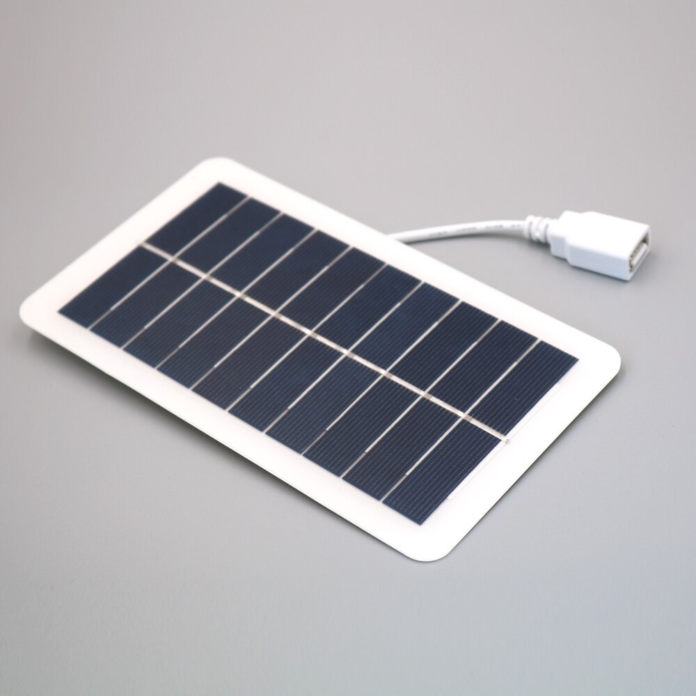 Usb Zonnepaneel Outdoor 2W 5V Portable Solar Charger Pane Klimmen Fast Charger Polysilicium Reizen Diy Solar Charger generator