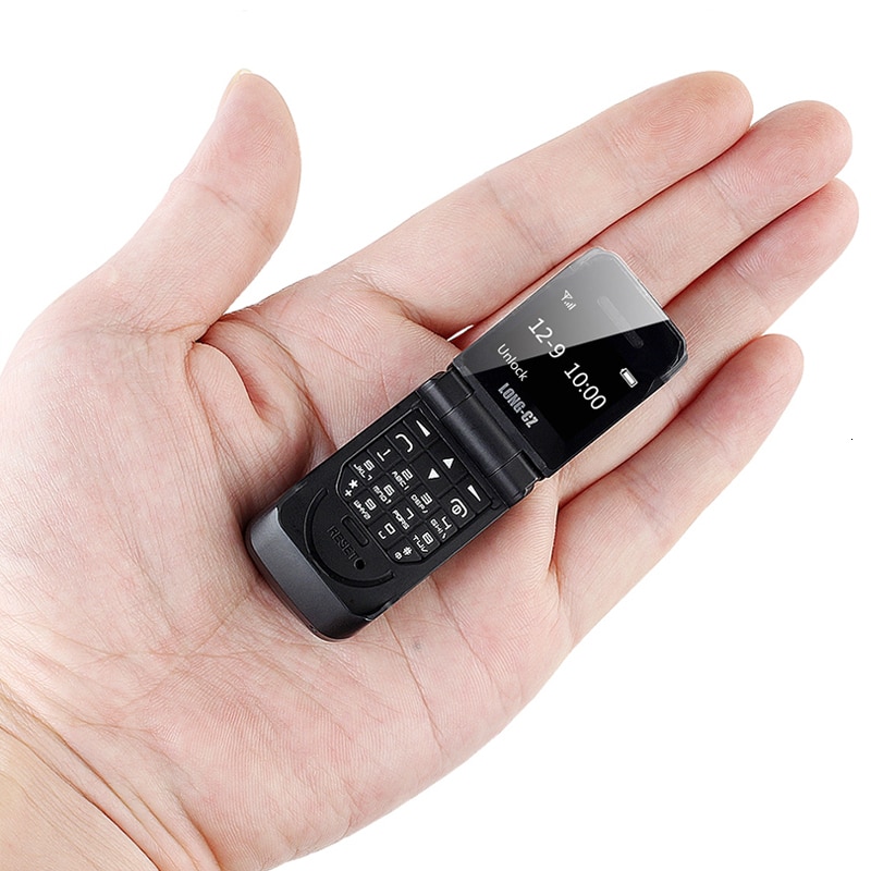 Clamshell Kleine Mini Flip Mobiele Telefoon Bluetooth Dialer Drukknop Gsm Goedkope Magic Voice Enkele Sim Unlock Mobiel