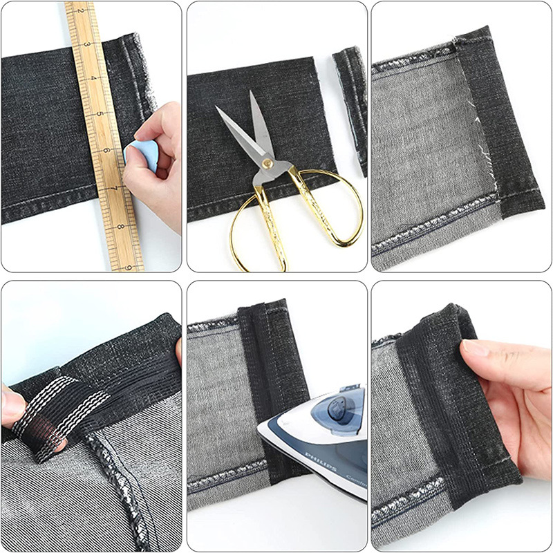 5M zelfklevende broek plakken zoom tape opstrijkbare broek rand inkorten reparatie naaien accessoires pak jeans broek naaien stof tape