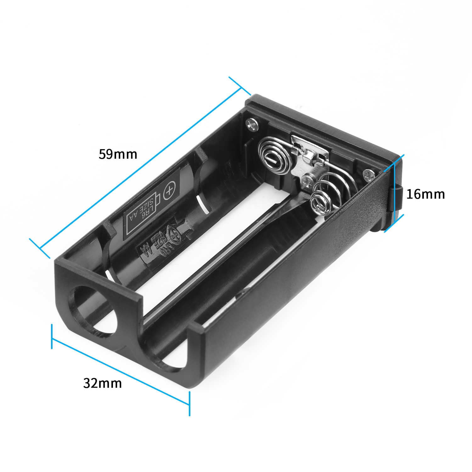 Saramonic sr-umbc 1 solid abs batterikasse rum udskiftning til uwmic 9 uwmic 10 uwmic 15 trådløs lavalier mikrofon