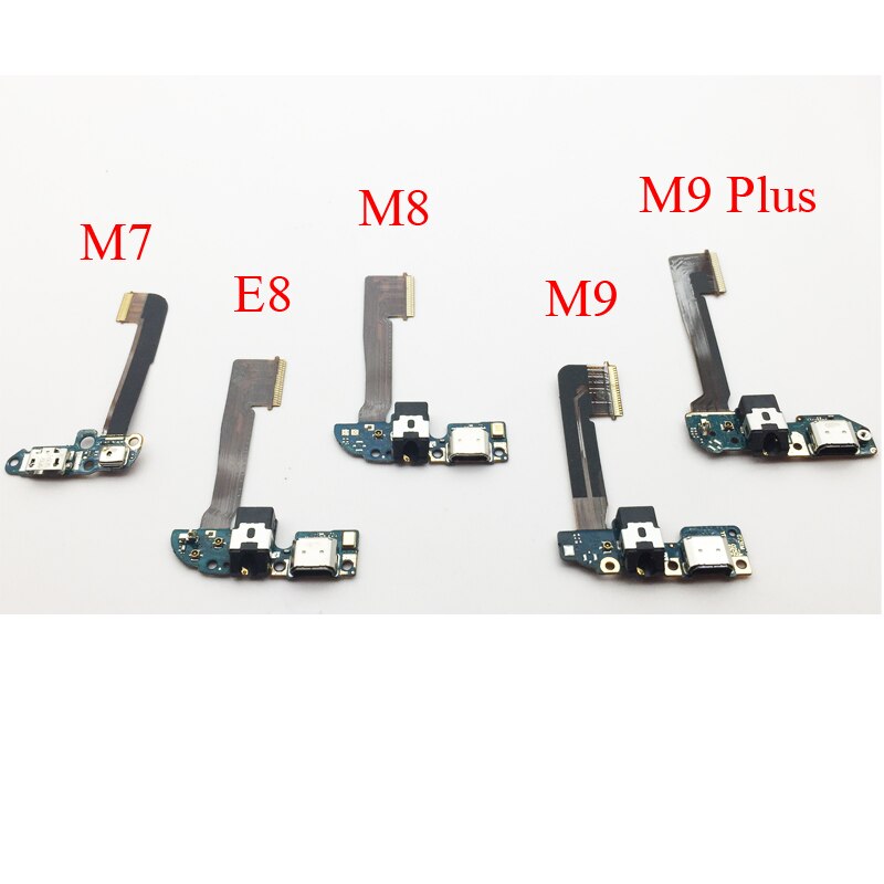 Nueva placa de conexión Micro para HTC uno M7 M8 E8 M9 M9 más M9 + enchufe del cargador USB cinta pieza de reparación de Cable Flex