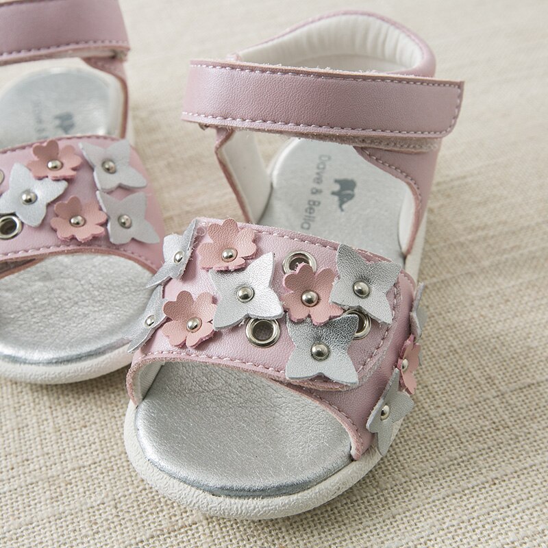 DB10242 Dave Bella summer baby girl sandals born infant shoes girl sandals Princesss shoes