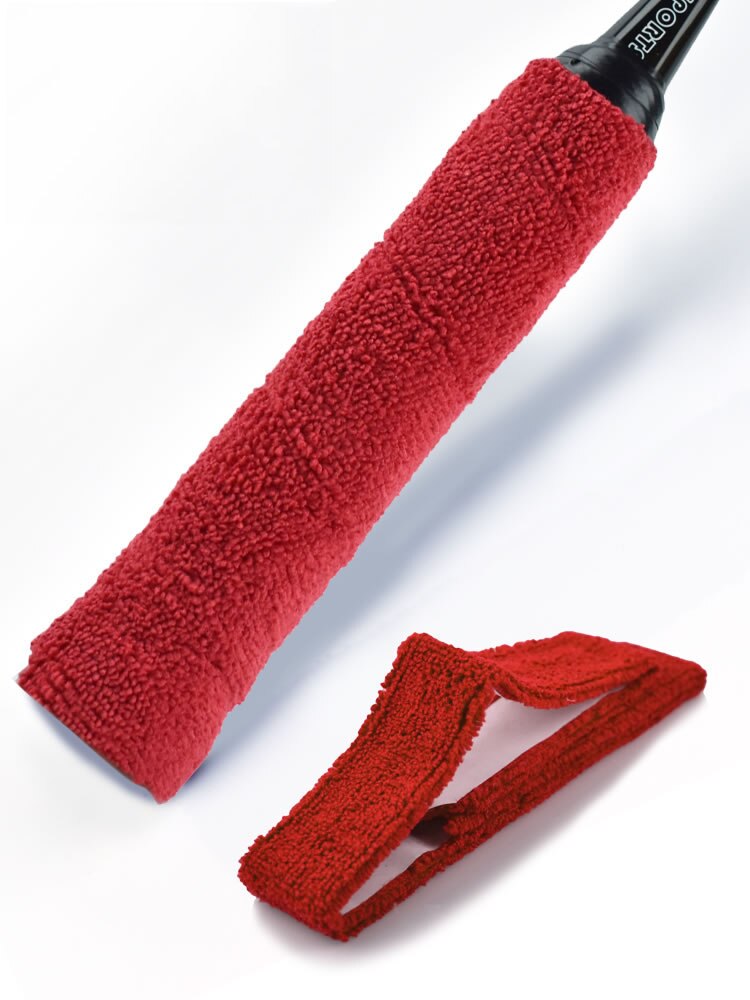 Badminton Accessories & Equipment overgrip Sweatband hand gel badminton clap with non-slip sweat-absorbent tennis hand gel Sport: red1
