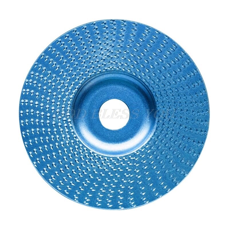 Woodworking Angle Grinder Disc Tool Grinding Wheel Carbide Wood Sanding Carving: Blue Plane
