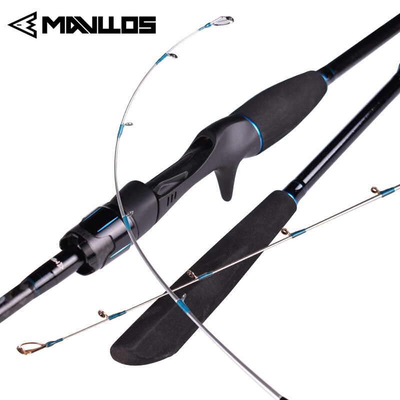 Mavllos Swirling Squid Octopus Fishing Rod Hanchi Casting Rod 2 Section L.W. 20-80g Fast Action Saltwater Boat Jigging Rod Pole