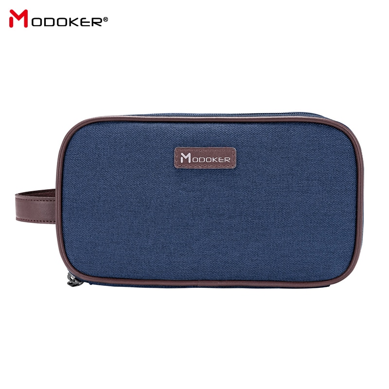 Modoker Men Business Travel Bag Luggage Organizer Wash Bag Teenager Vacation Durable Pack for College Students Blue