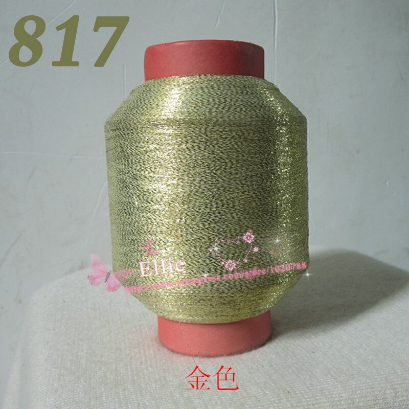 500g*1 piece Golden silk embroidery thread summer style sewing thread yarn for knitting yarn for crochet machine knit yarn zl4: 817