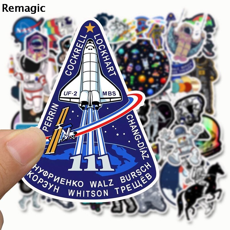 50 Uds espacio astronautas arquitectura Sticker pack fans anime vintage parche cosplay diy scrapbooking etiqueta engomada del ordenador portátil del teléfono