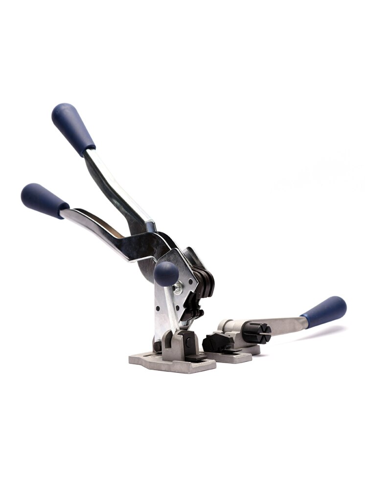 3 em 1 manual combinada ferramenta strapping tensor cintas máquina de embalagem de vedação faca armazém garagem