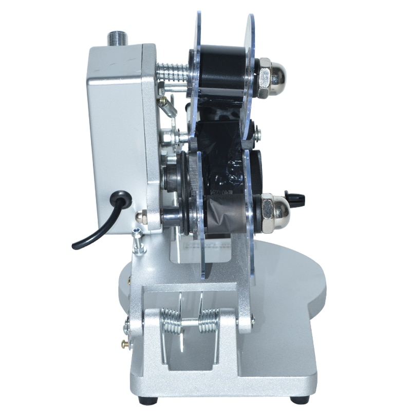 Máquina de marcado de fecha Manual, impresora de etiquetas, codificación Térmica Directa, codificador de cinta, DY-8 con caracteres