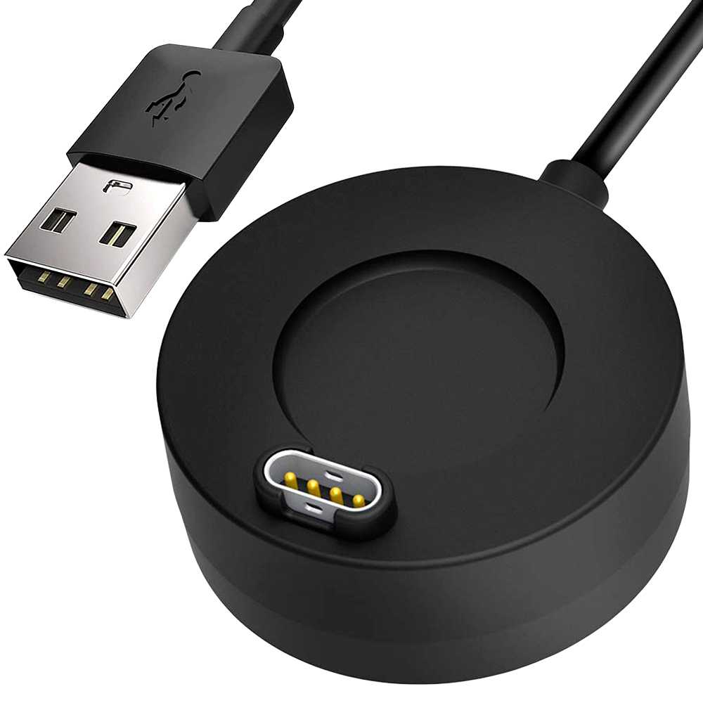Dock Station Data Sync Charger Usb Zwart Compatibel Met Garmin Fenix 7 7S 7X 6 6S 6X 5 5X 5S Forerunner 45 245 935 945
