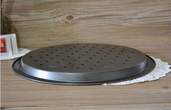 Plateau à pizza antiadhésif rond 14 pouces | Cuisson, plat à pizza profonde, poêle à pizza, moule à gâteau peut être utilisé au four JC 0508 1 pièce