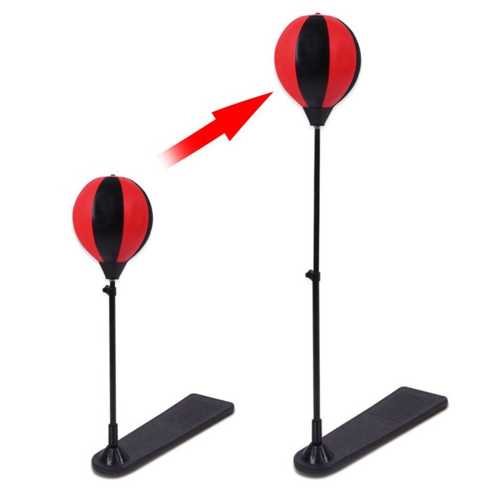 Verstelbare Fitness Boksen Punch Peer Speed Bal Ontspannen Boksen Bokszak Speed bag voor kinderen + Handschoen + Pomp + base + Polen Set