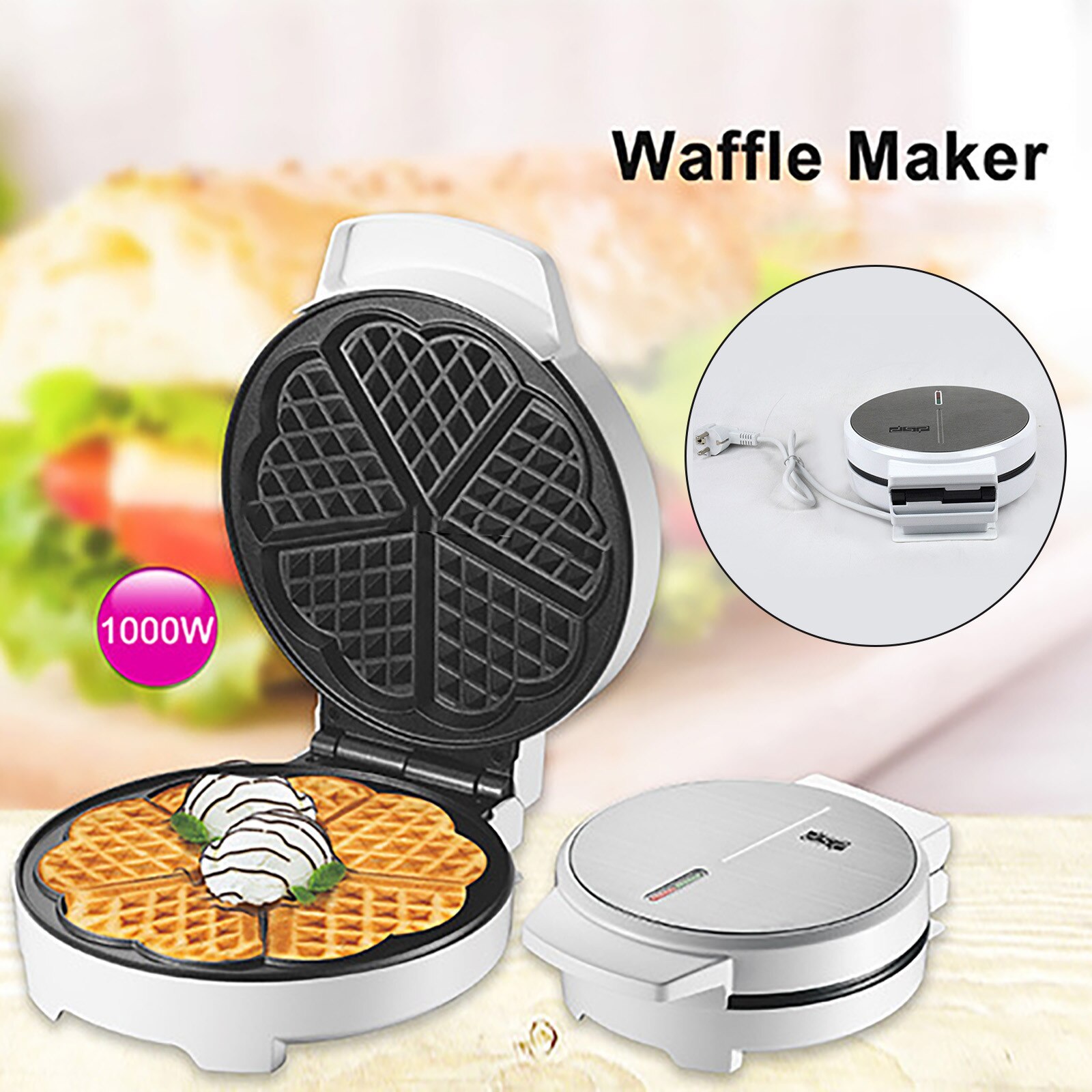 Mini Elektrische Waffeleisen Maschine Für Einzel W... – Vicedeal