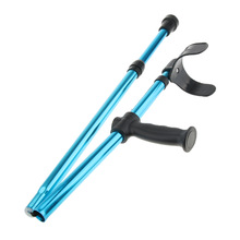 Bastón plegable para personas mayores con discapacidad, muletas de antebrazo para caminar, soporte para piernas después de una lesión o cirugía