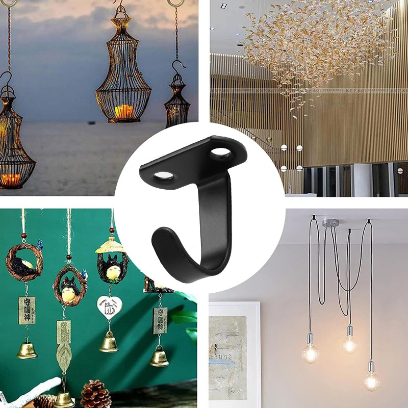 Roestvrijstalen plafondhaken Wandgemonteerde schroeven Haken Hangmand Planten Bloempotten Hangende houder Thuis Heavy Duty Hanger