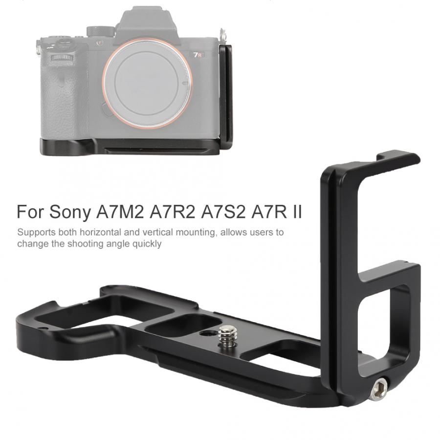 Camera Plaat Aluminium L Vorm Bracket Quick Release Plaat Voor Sony A7M2 A7R2 A7S2 A7R Ii Camera Quick Release