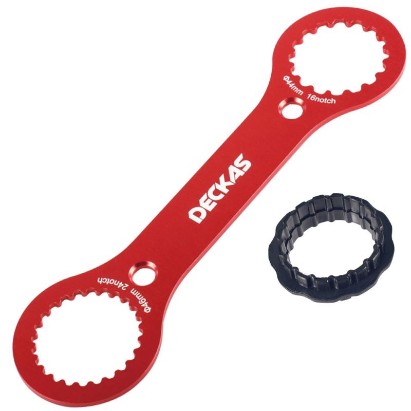Neue MTB Fahrrad 68/73mm BB einstellen Fahrrad Tretlager Wasserdicht CNC Legierung BB prowheel Kurbelgarnitur Teil mit BB schlüssel: BB Schlüssel