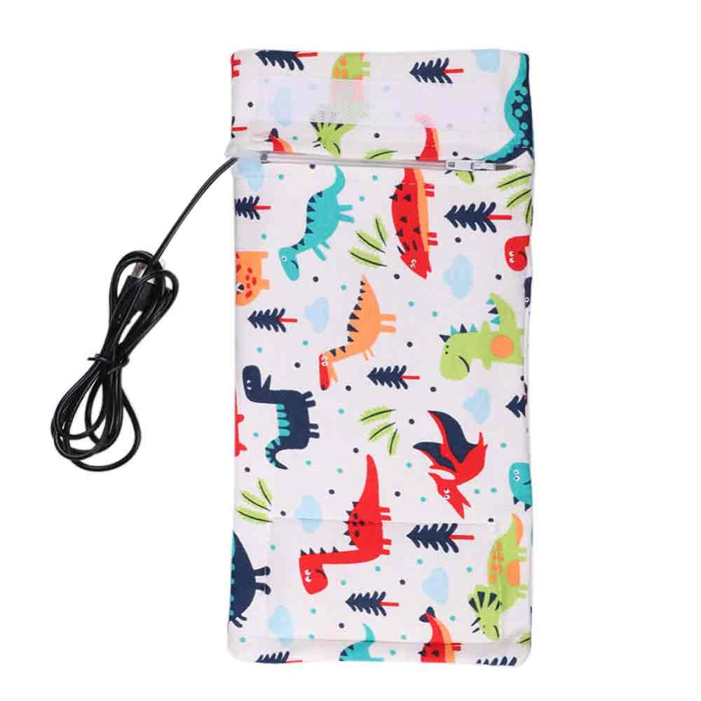 Baby Usb Flessenwarmer Draagbare Outdoor Baby Melk Voeden Verpleging Fles Verwarmd Cover Geïsoleerde Tas Reizen Melk Thermostaat: 10