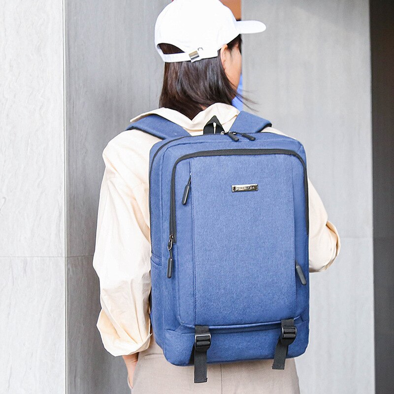 Vierkante Business Rugzak Voor Mannen Grote Capaciteit Studenten Vrouwen Schooltassen 2022 Casual Water Proof Effen Vrouwelijke Backbags