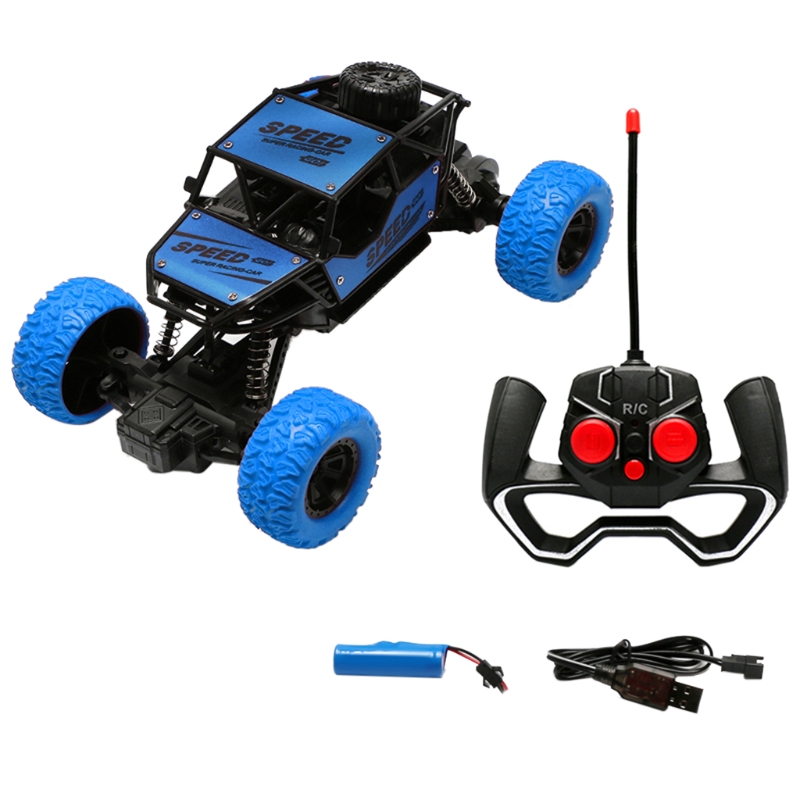 1/18 Scale 2.4Ghz 4 Wheel Drive Rock Crawler Remote Control RC Car: BL