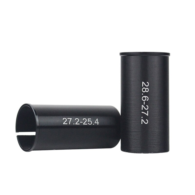 1 st aluminiumlegering cykel sadelstolpe reducerande hylsa adapter justera diameter 25.4/27.2/28.6/31.8 cykel sadelstolpe variabel hylsa