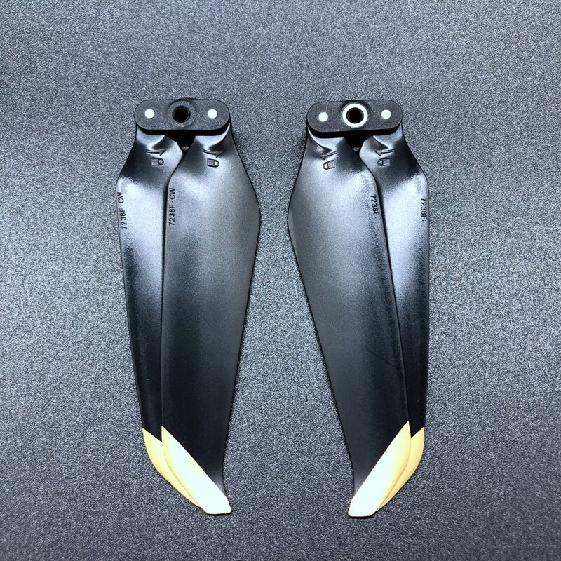 7238F Colorful CW CCW Replacement Propellers Low Noise Props Quick Release Blades Wing for DJI Mavic Air 2 Drone Accessories Kit: 2pcs golden