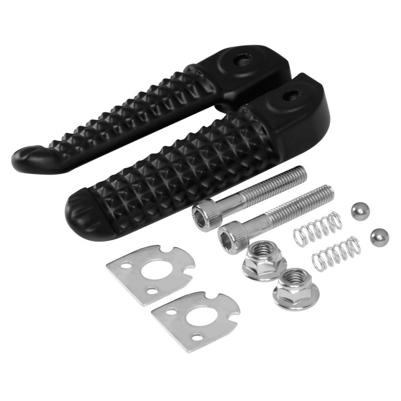 Motorcycle Matt Black Passenger Footpeg Footrest Voor Yamaha YZF R1 02-14 R6 2003-17